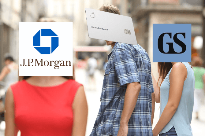 Exit Goldman Sachs. Enter JPMorgan Chase